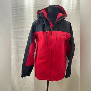 Patagonia medic jacket red and black goretex
